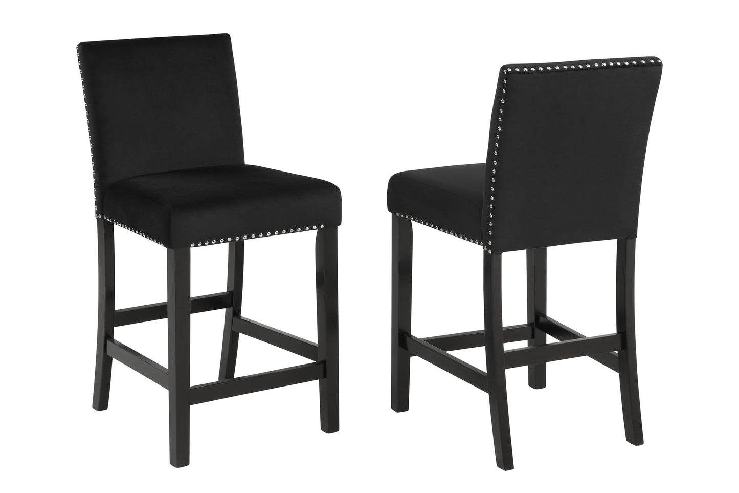 Lennon 5-Pk Counter Height Set Black