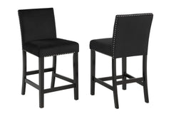 Lennon 5-Pk Counter Height Set Black