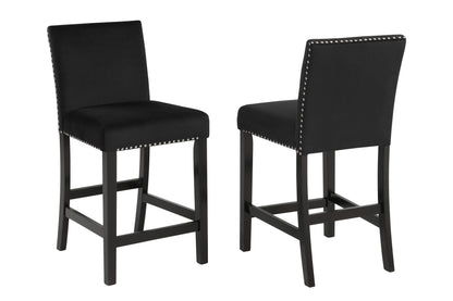 Lennon 5-Pk Counter Height Set Black