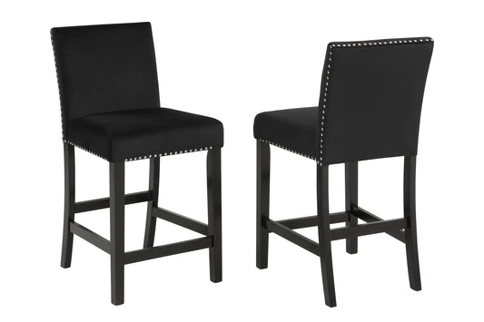 Lennon 5-Pk Counter Height Set Black