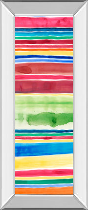 Mirrored Frame Cabana Panel II By Regina Moore
