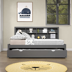 Bookcase Full Daybed with Trundle