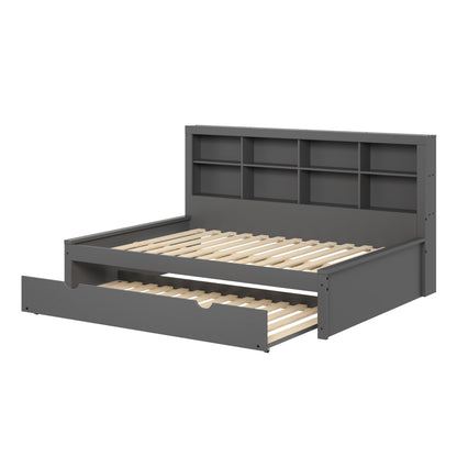 Bookcase Full Daybed with Trundle