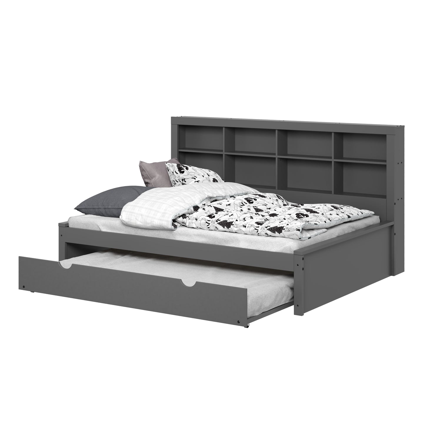 Bookcase Full Daybed with Trundle