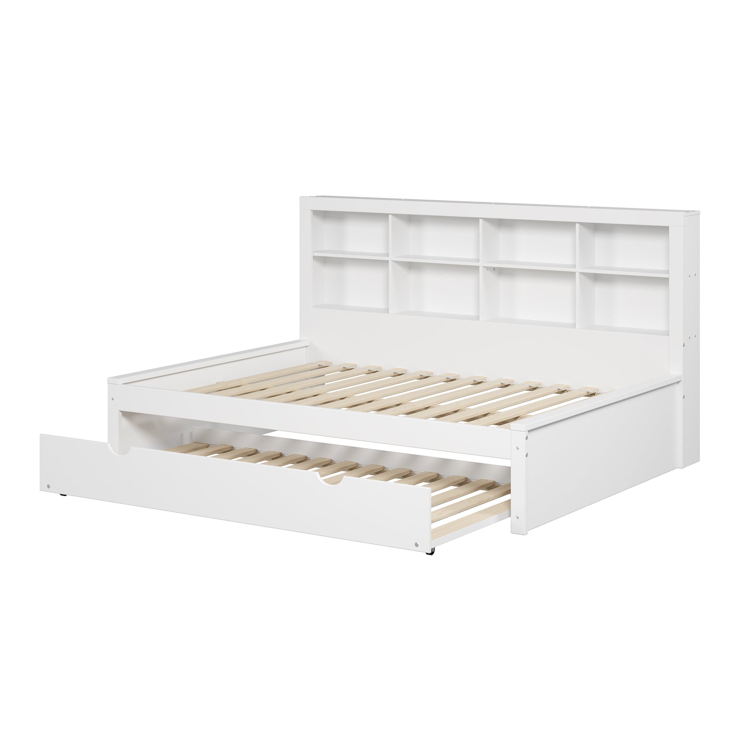 Bookcase Daybed with Twin Trundle