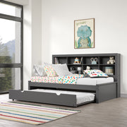 Bookcase Daybed with Trundle Bed