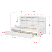 Bookcase Daybed with Trundle