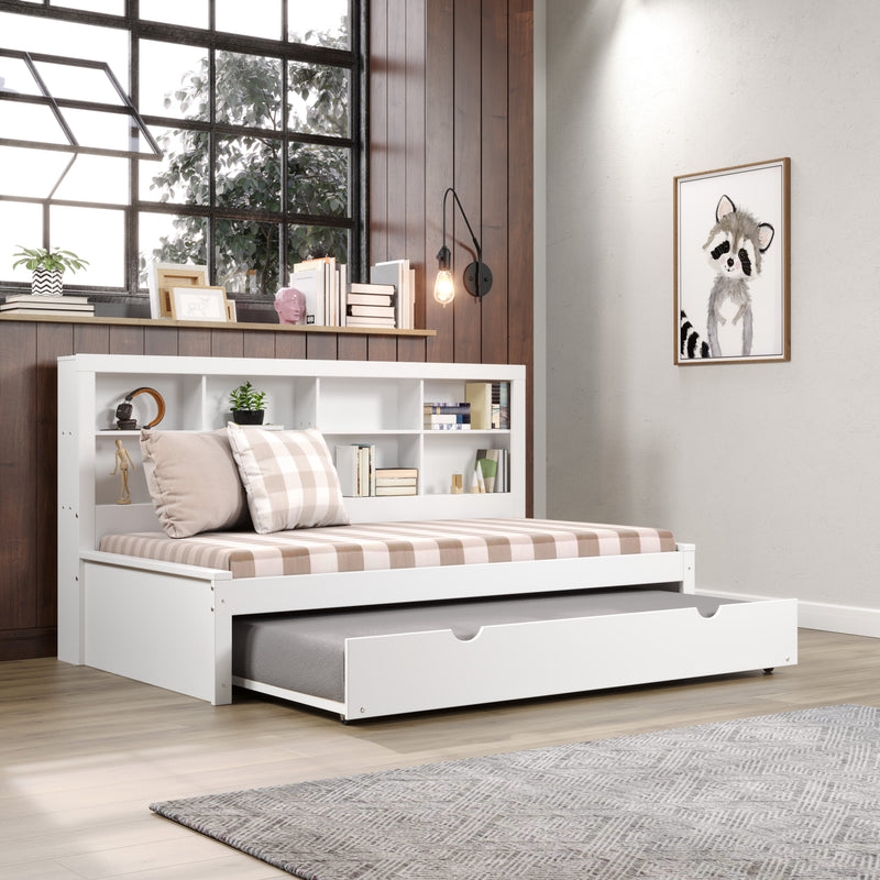 Bookcase Daybed with Trundle