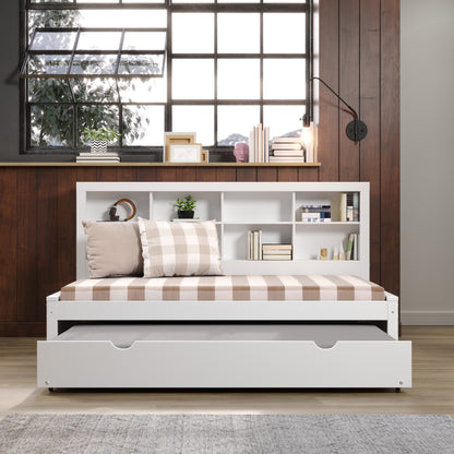 Bookcase Daybed with Trundle