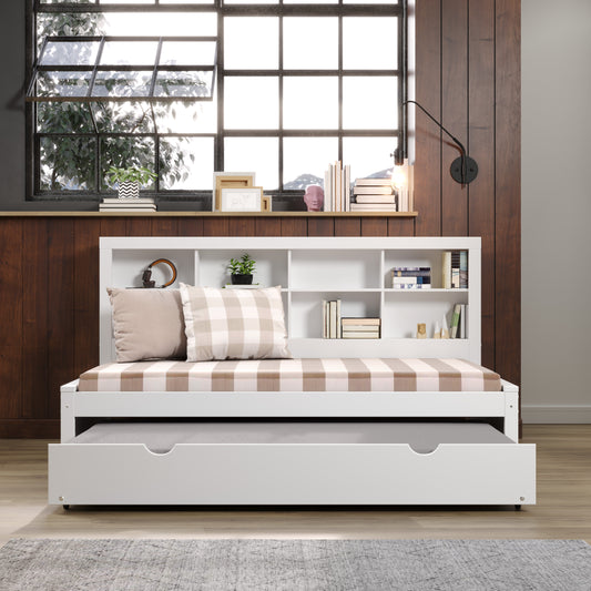 Bookcase Daybed with Trundle