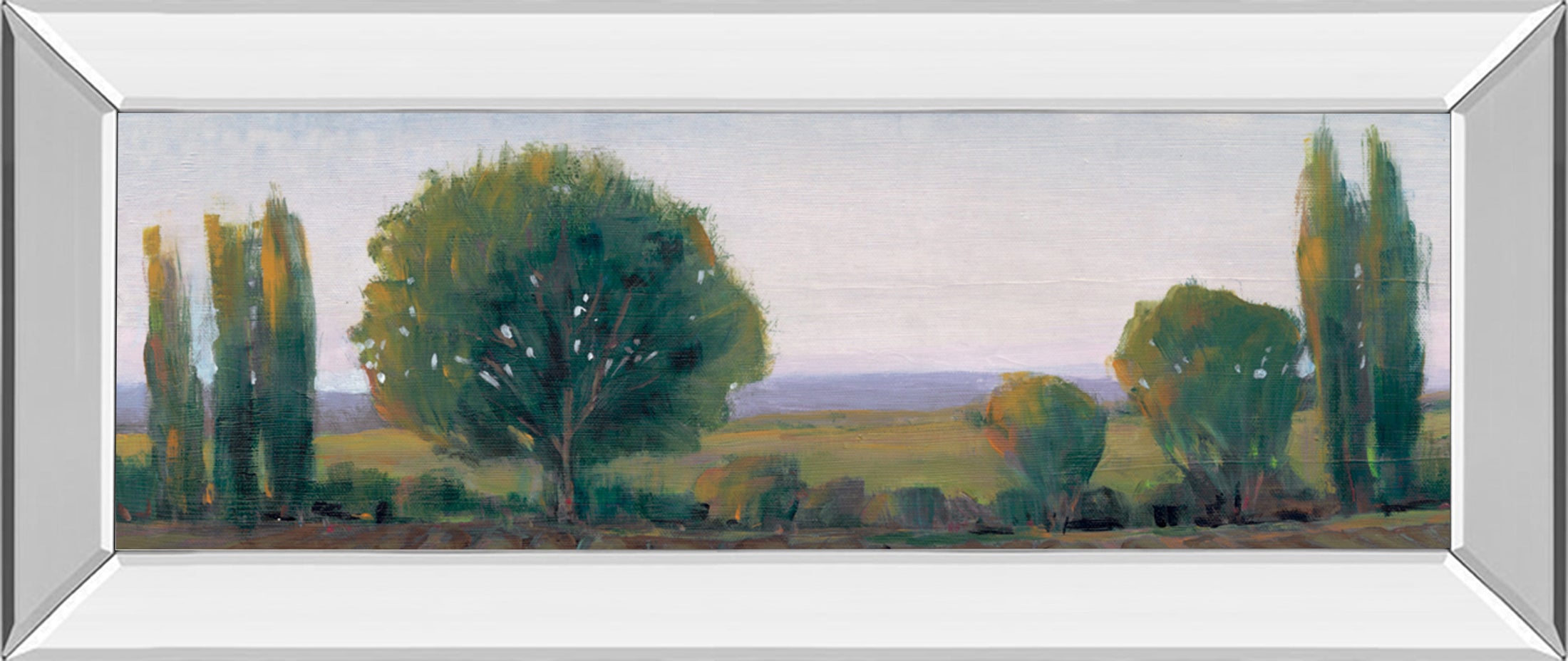 Mirrored Frame Panoramic Treeline I By Tim Otoole