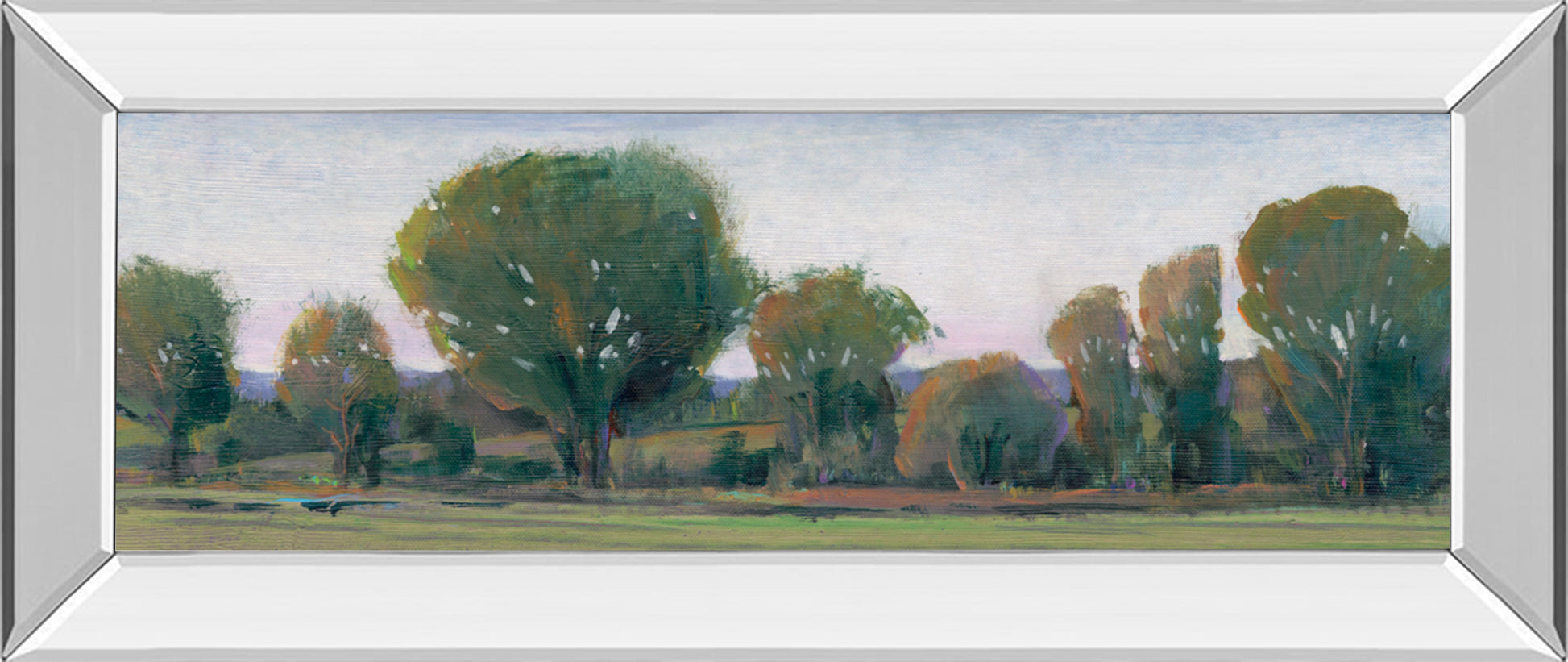Mirrored Frame Panoramic Treeline II By Tim Otoole