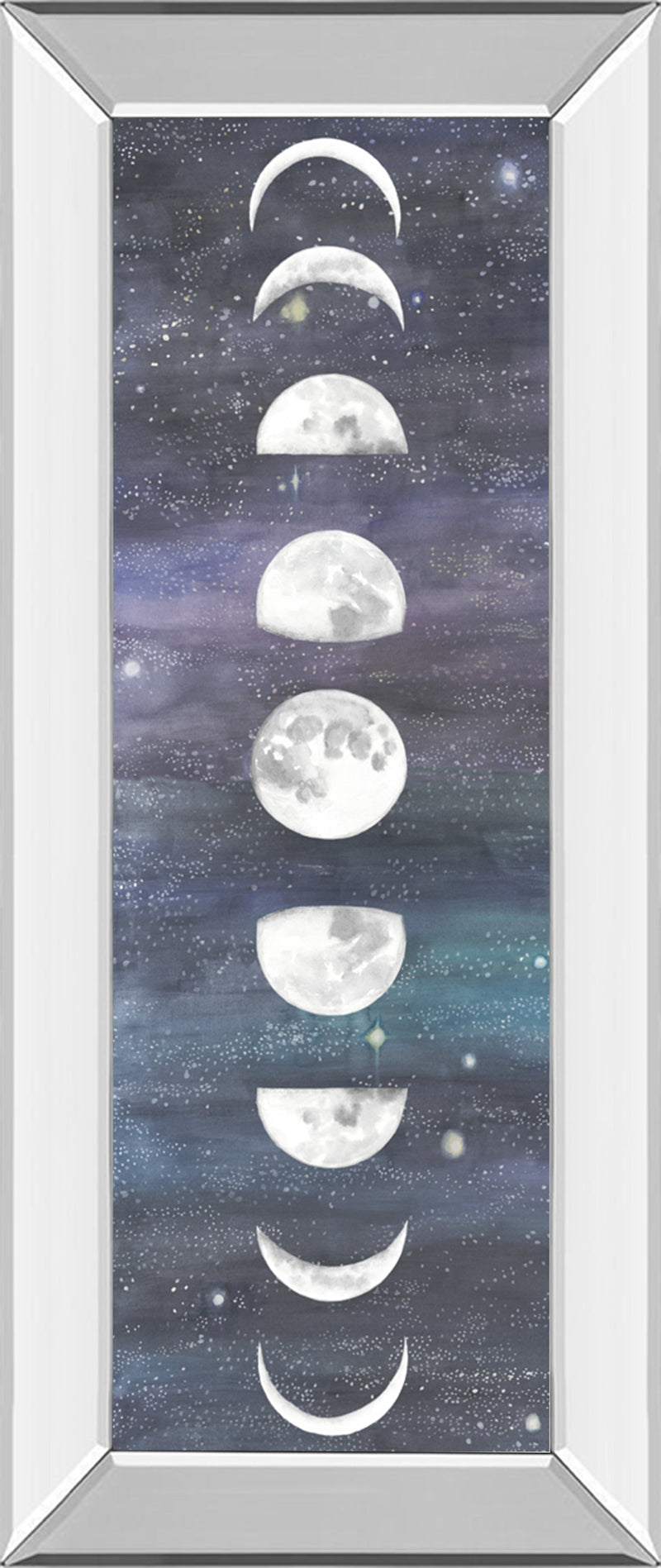 Mirrored Frame Moon Chart I By Naomi Mccavitt
