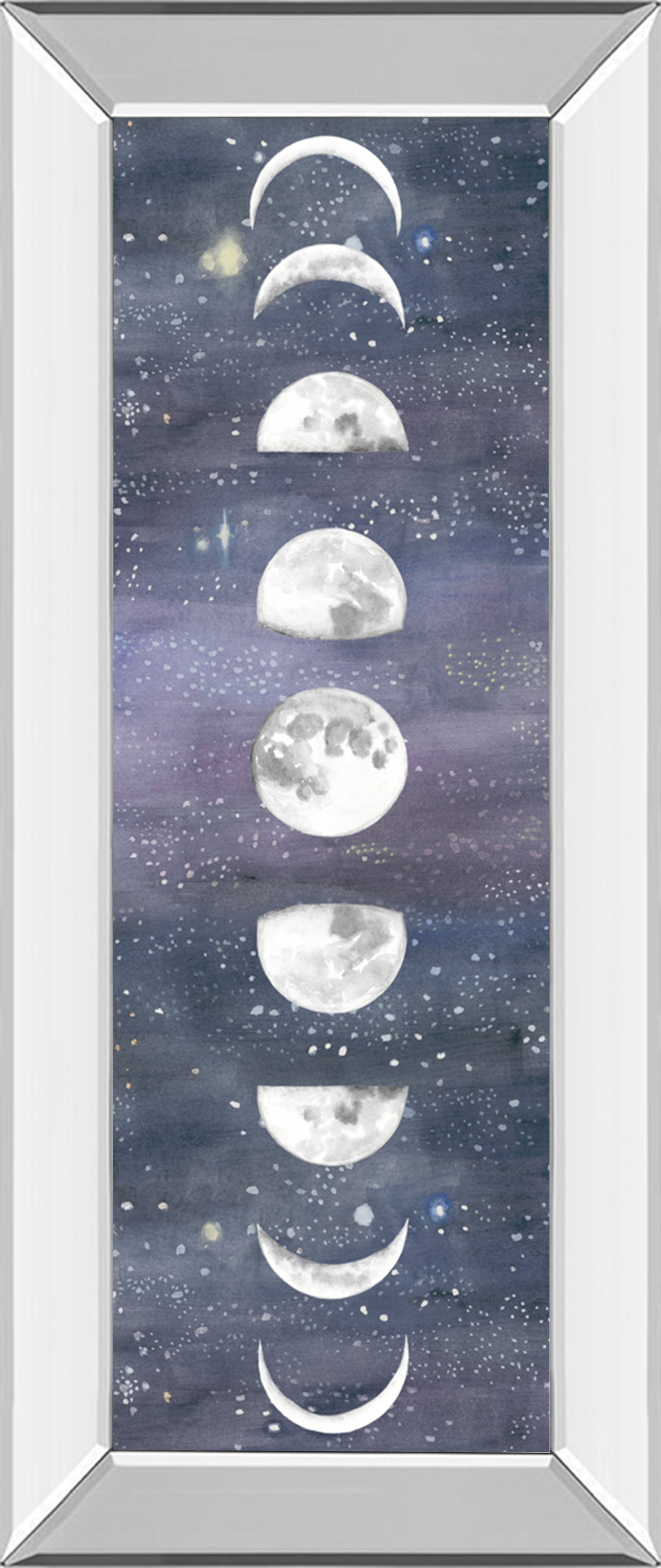 Mirrored Frame Moon Chart II By Naomi Mccavitt
