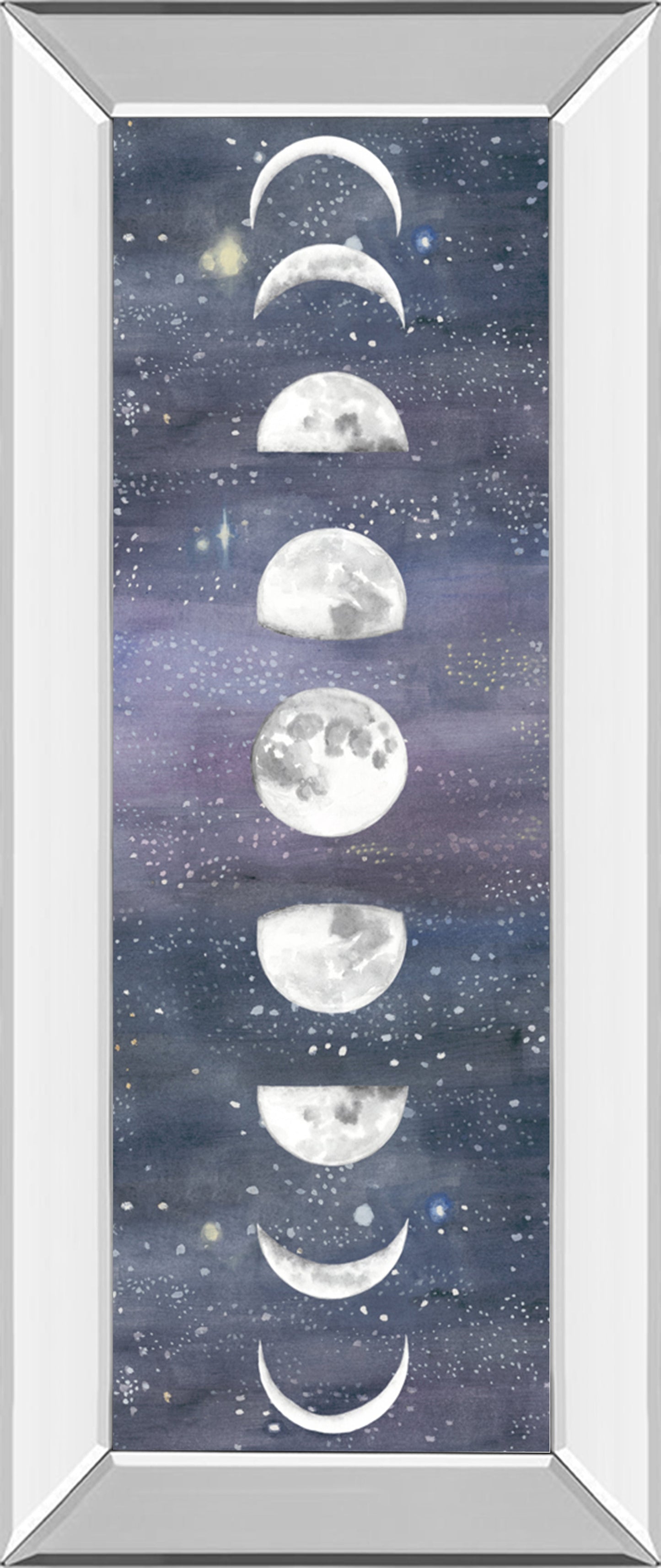 Mirrored Frame Moon Chart II By Naomi Mccavitt