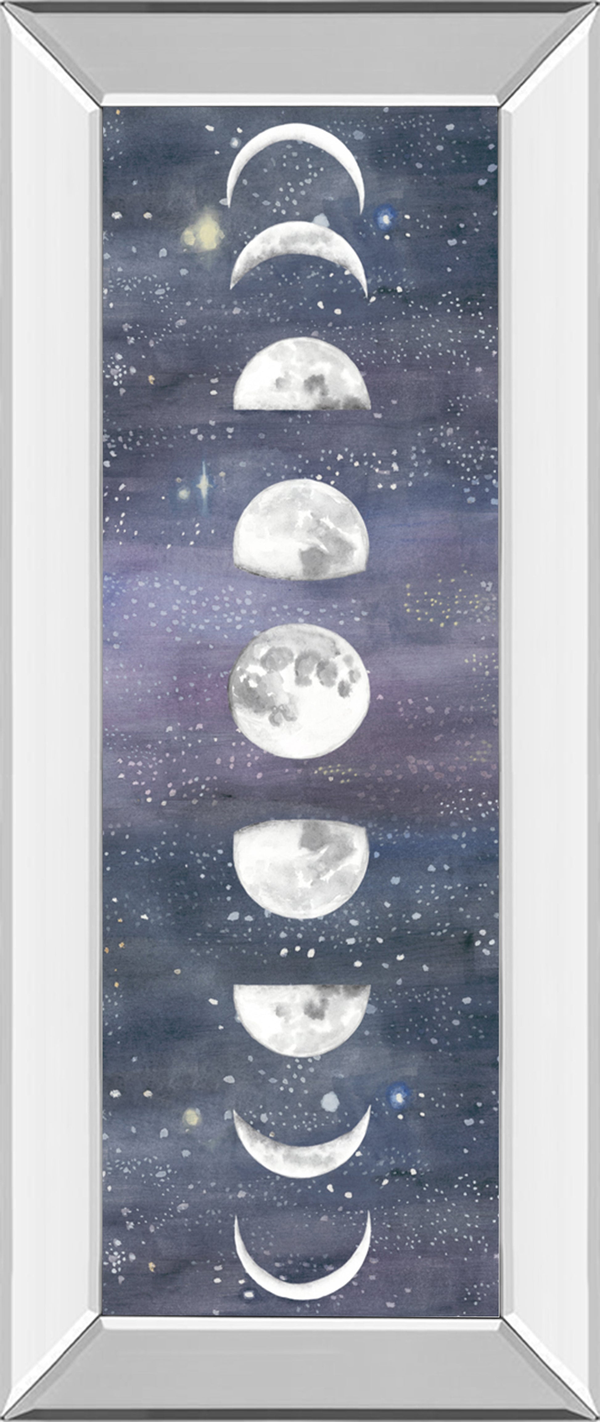 Mirrored Frame Moon Chart II By Naomi Mccavitt