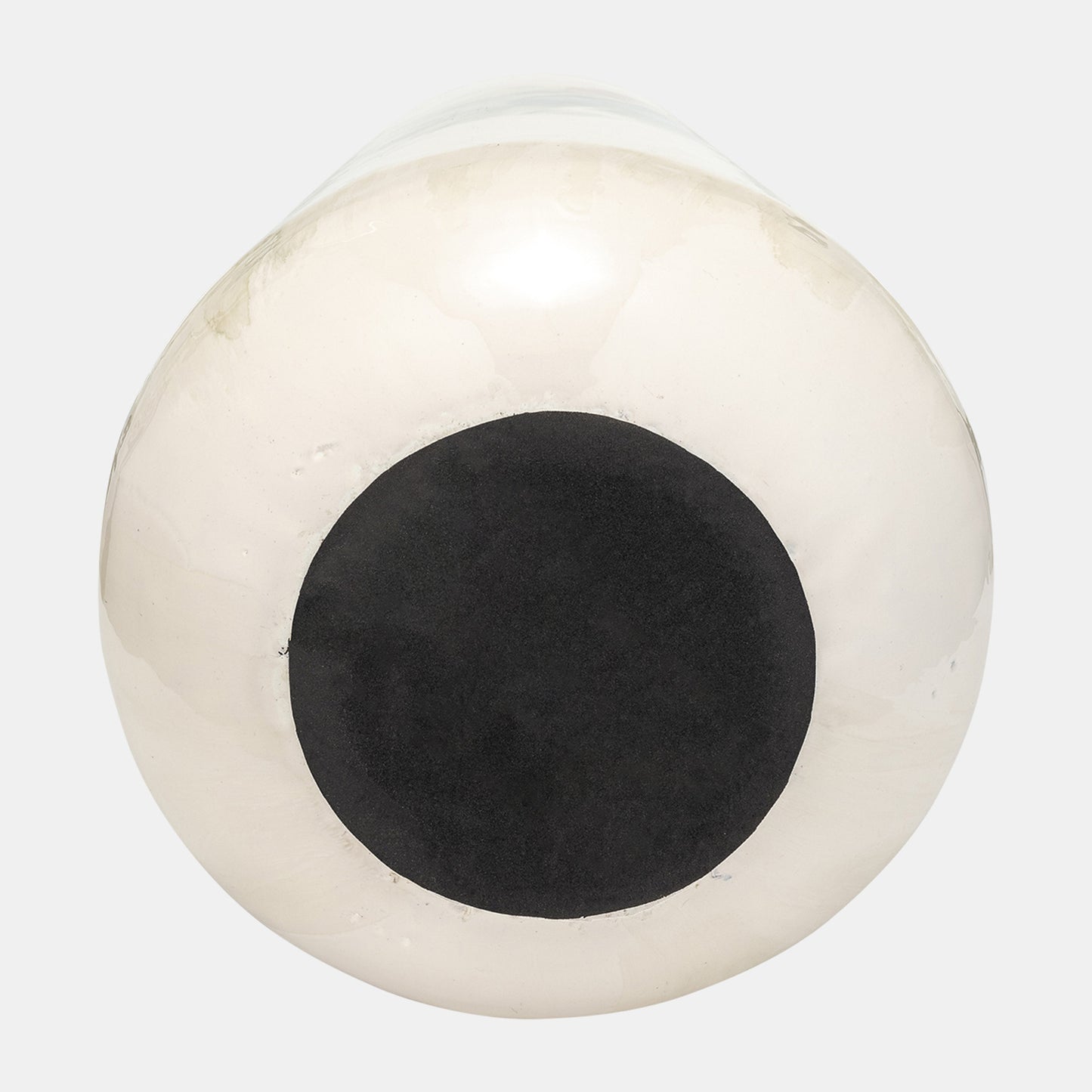 Iron-Colored Stained Vase – Refined Abstract Elegance