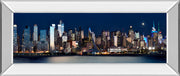Mirrored Frame New York At Night XI By James Mcloughlin