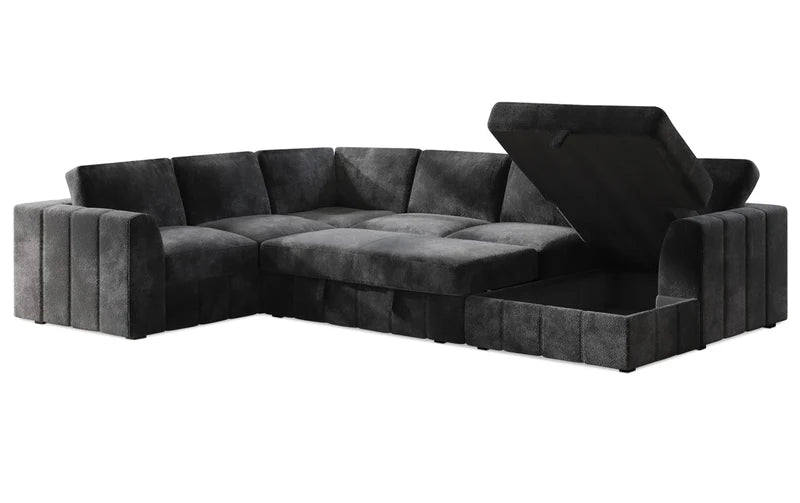 Armfield 4-Piece Sectional with Pop Up Sleeper and Chaise