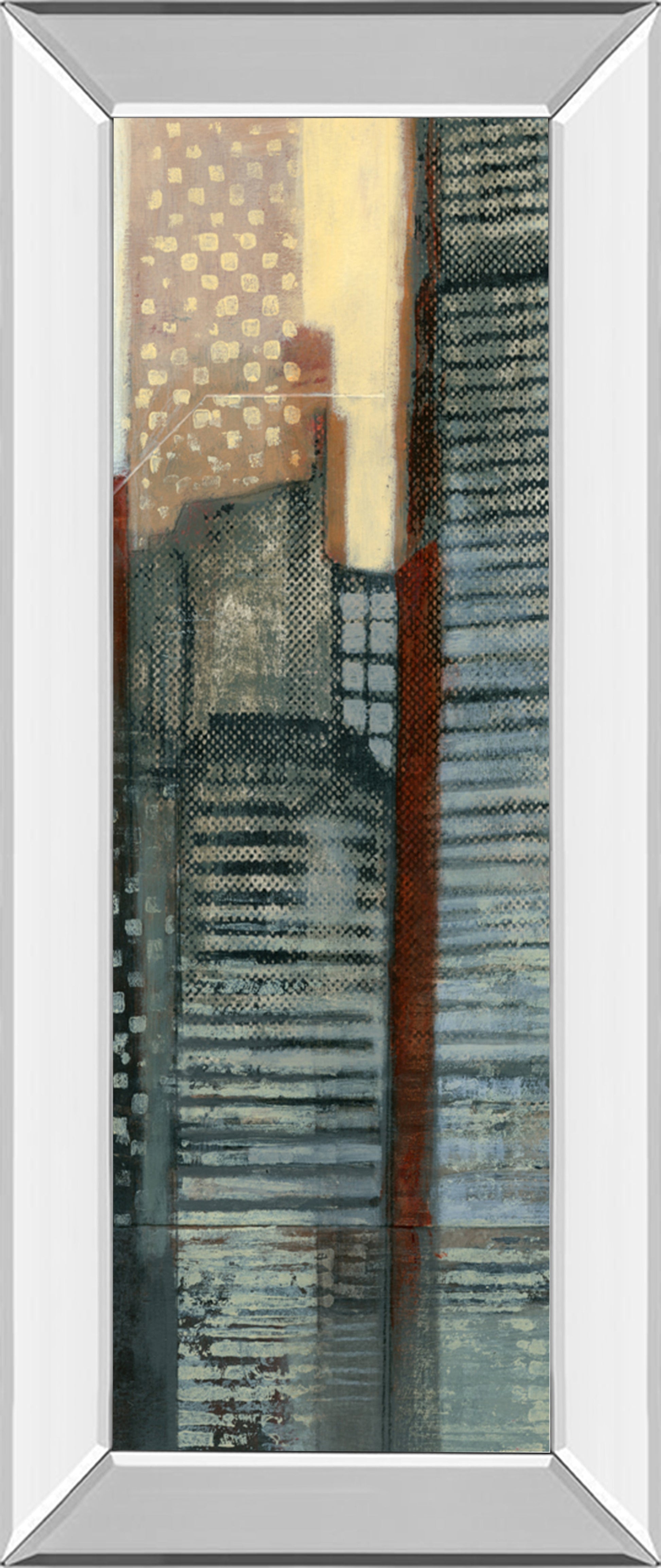 Mirrored Frame Urban Landscape V By Norman Wyatt