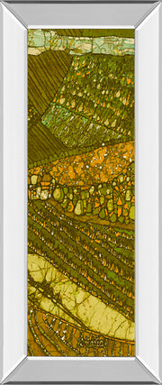 Mirrored Frame Vineyard Batik II By Andrea Davis