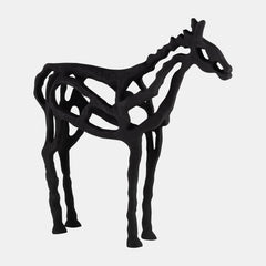 Metal 14 Horse Illusion Sculpture