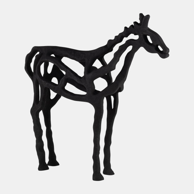 Metal 14 Horse Illusion Sculpture