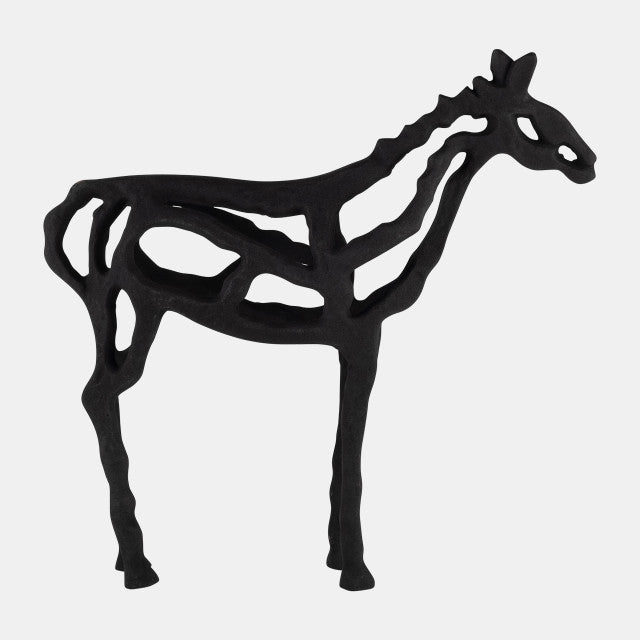 Metal 14 Horse Illusion Sculpture