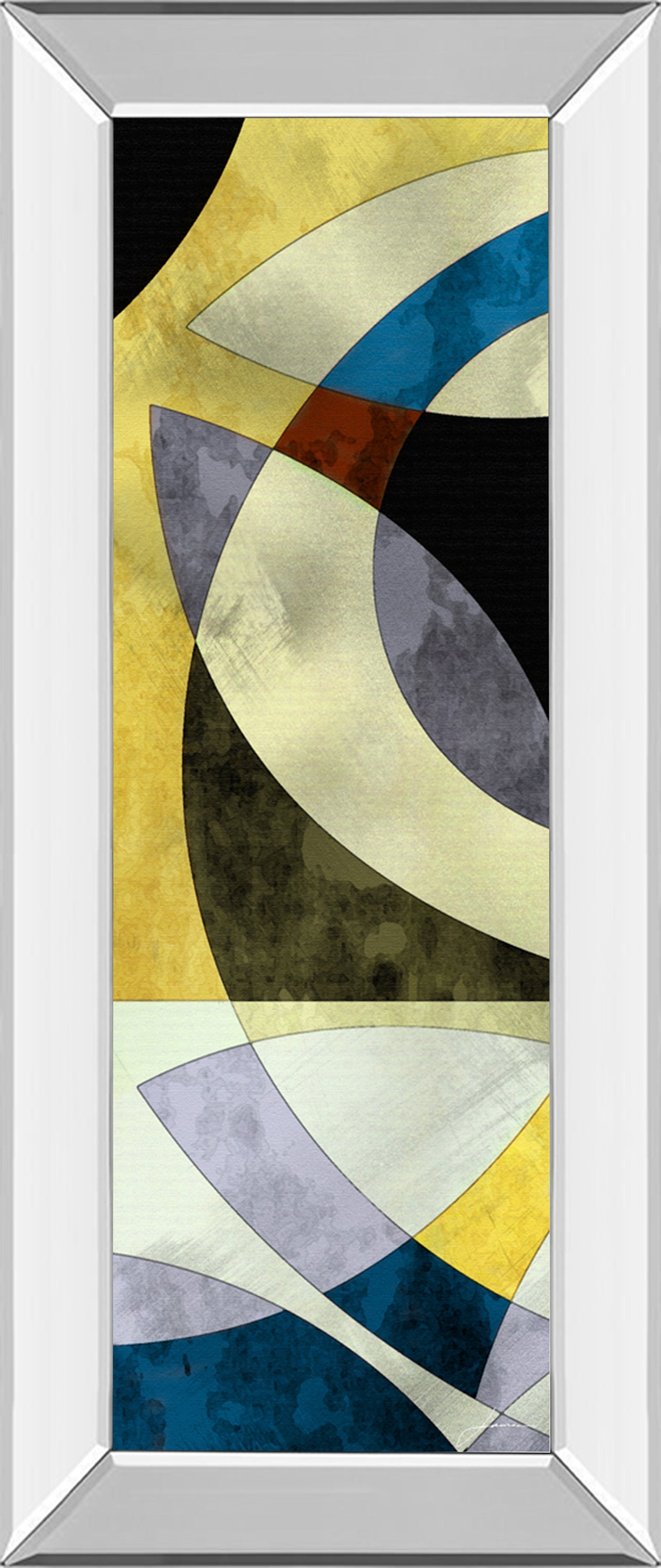 Mirrored Frame Elliptic Path III By James Burghardt