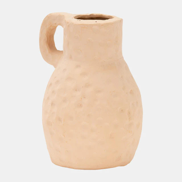 Terracotta 10"H, Texture Vase