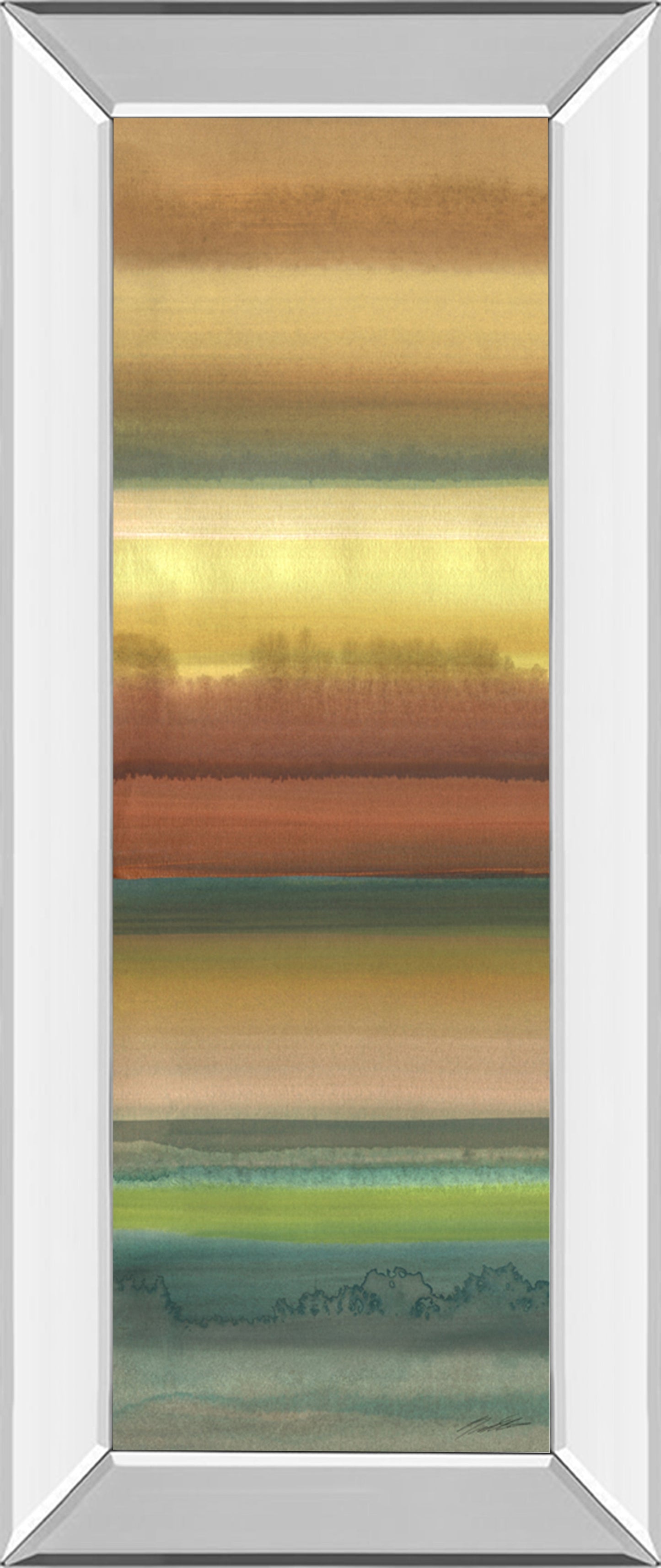 Mirrored Frame Ambient Sky I By John Butler