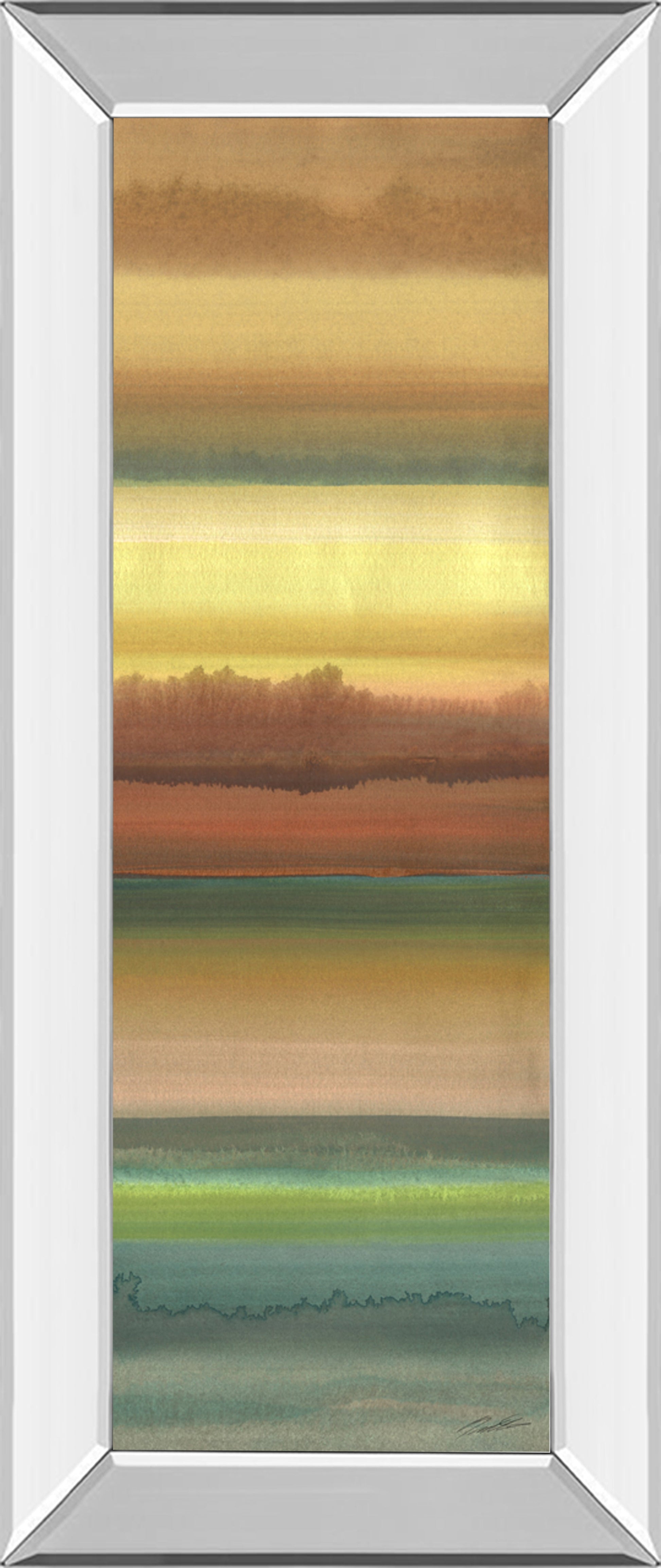 Mirrored Frame Ambient Sky II By John Butler