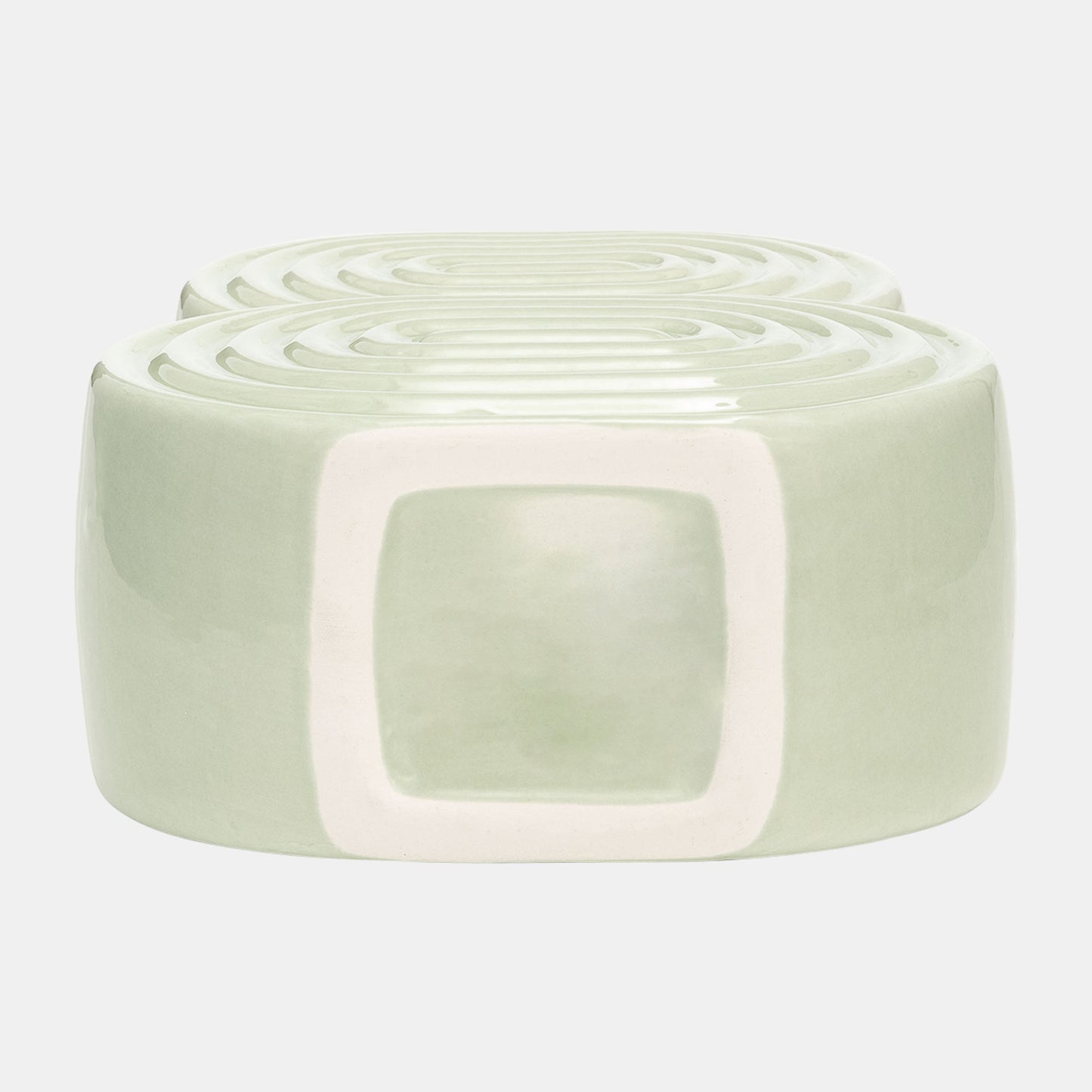 Jarrones de círculos apilados