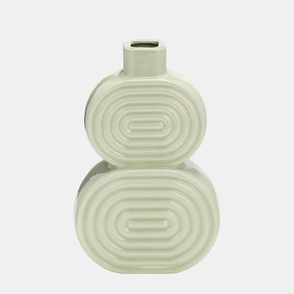 Jarrones de círculos apilados