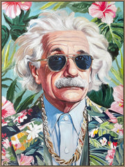 Tropical Icon I Hand-Embellished Canvas in Frame