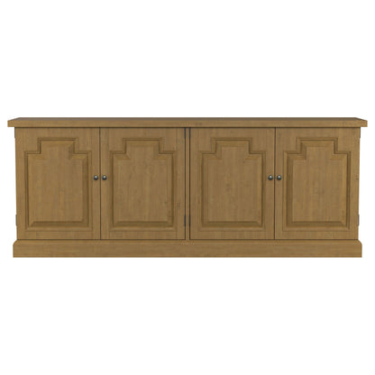 Florence 4-door Dining Sideboard Buffet Cabinet Rustic Honey