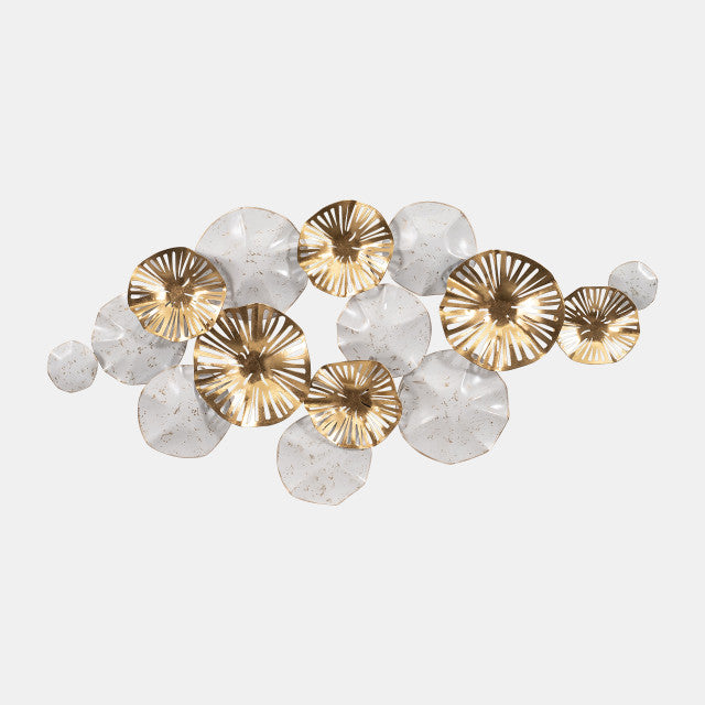 37" Lily Pads Wall Decor