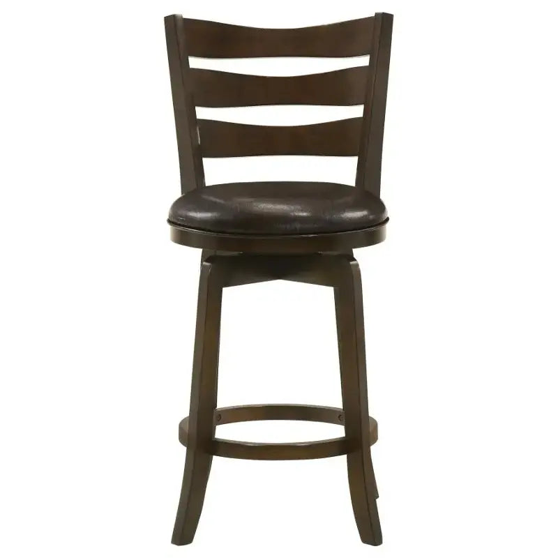 Murphy 38in Dark Cherry Swivel Counter Stool (Set of 2)