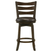 Murphy 38in Dark Cherry Swivel Counter Stool (Set of 2)