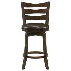 Murphy 38in Dark Cherry Swivel Counter Stool (Set of 2)