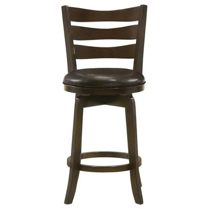 Murphy 38in Dark Cherry Swivel Counter Stool (Set of 2)