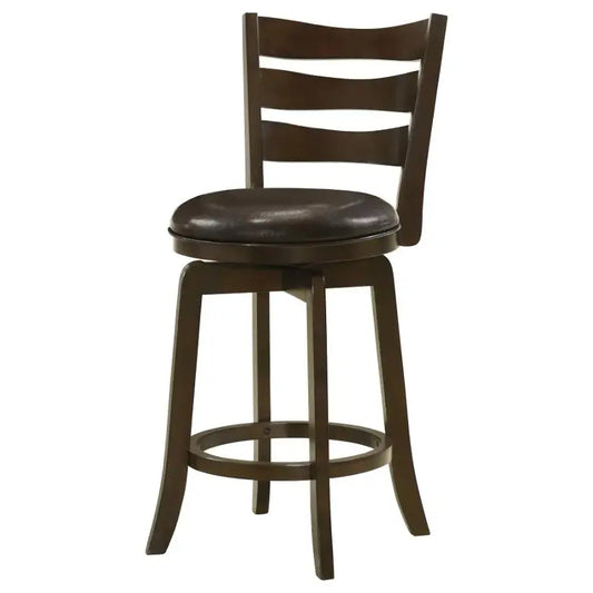 Murphy 38in Dark Cherry Swivel Counter Stool (Set of 2)