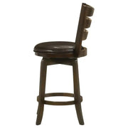 Murphy 38in Dark Cherry Swivel Counter Stool (Set of 2)