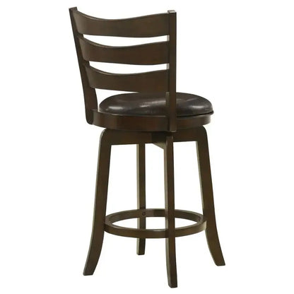 Murphy 38in Dark Cherry Swivel Counter Stool (Set of 2)