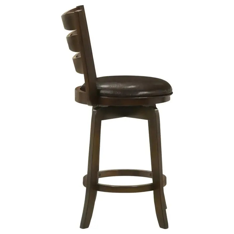 Murphy 38in Dark Cherry Swivel Counter Stool (Set of 2)