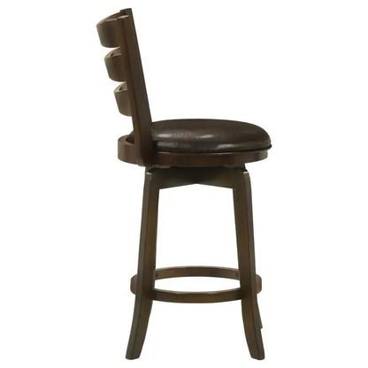 Murphy 38in Dark Cherry Swivel Counter Stool (Set of 2)