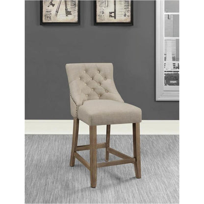 Tufted Counter Height Stool