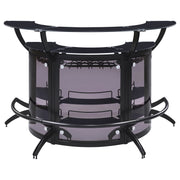 Dallas  Curved Freestanding Home Bar Cabinet