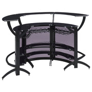 Dallas  Curved Freestanding Home Bar Cabinet