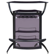 Dallas  Curved Freestanding Home Bar Cabinet